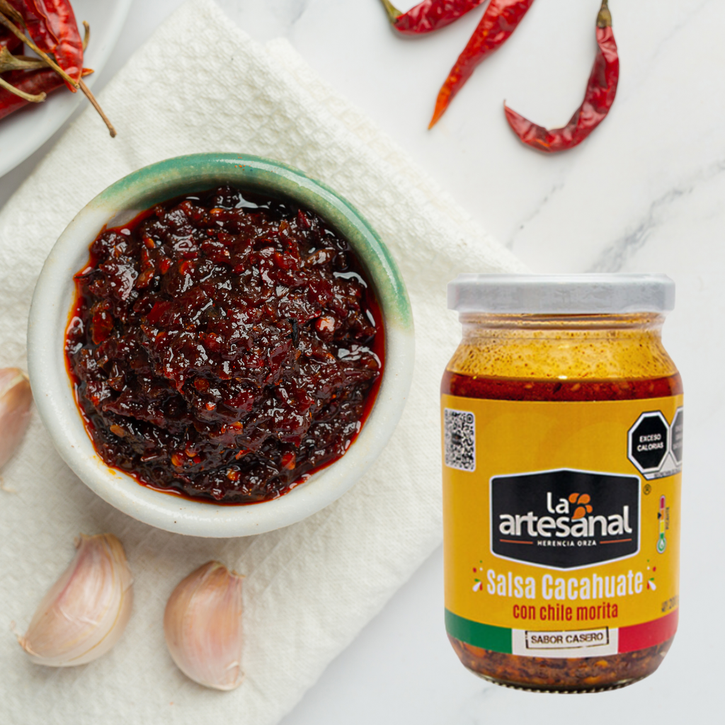 Salsa Macha La Artesanal 200g – Chili Oil con Cacahuate Sabor Casero Mexicano