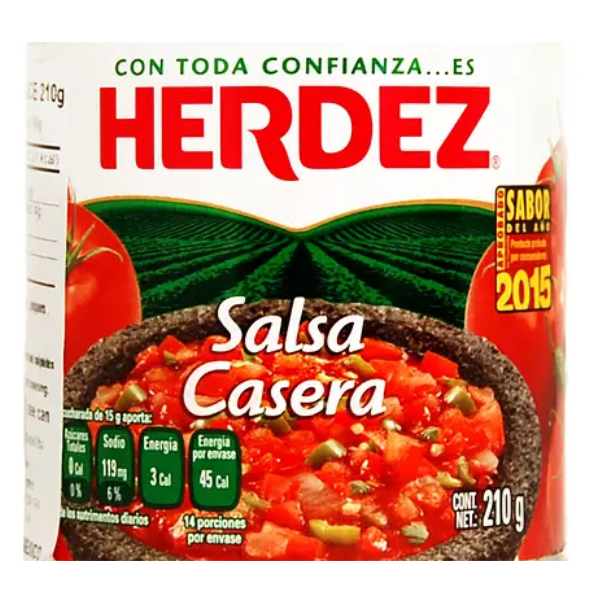 Salsa Casera Herdez  210g – Estilo Mexicano Tradicional | Lista para Servir | Sabor como en Casa