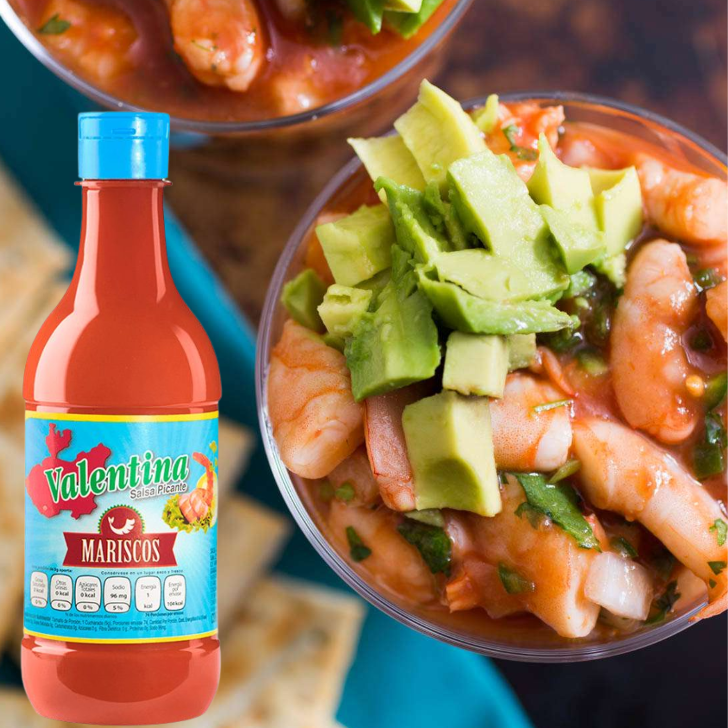 Salsa Valentina Mariscos 370ml – Salsa Picante para Mariscos y Botanas | Sabor Mexicano