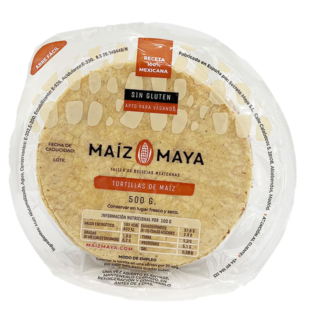 Tortillas de Maíz 500g 🌮 | Sin Gluten | Para Tacos, Quesadillas y Comida Mexicana