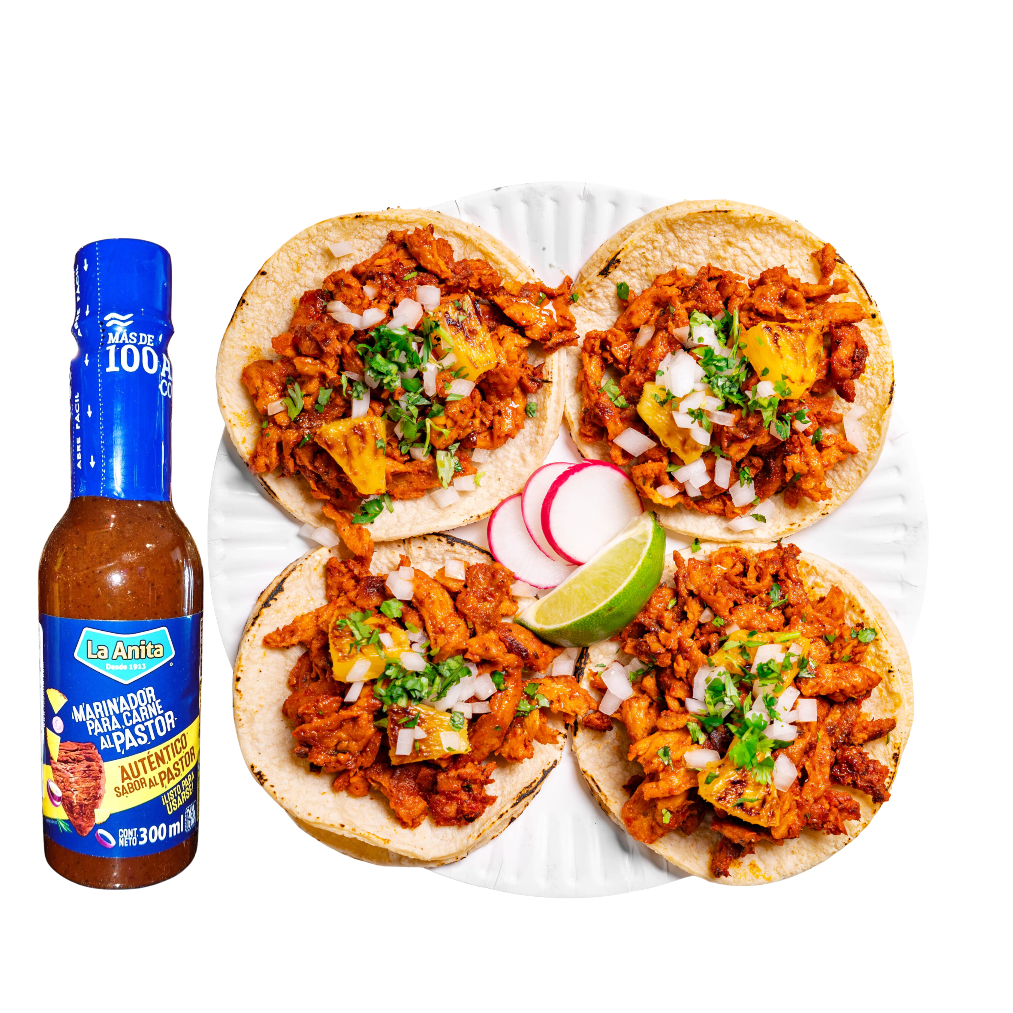 La Anita Marinador para Carne al Pastor 300ml – Adobo Mexicano Auténtico para Tacos al Pastor