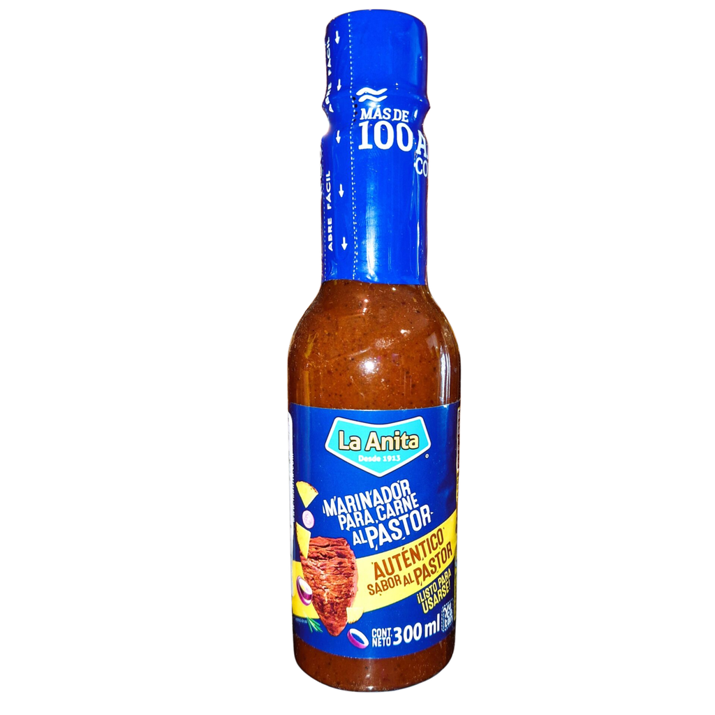La Anita Marinador para Carne al Pastor 300ml – Adobo Mexicano Auténtico para Tacos al Pastor